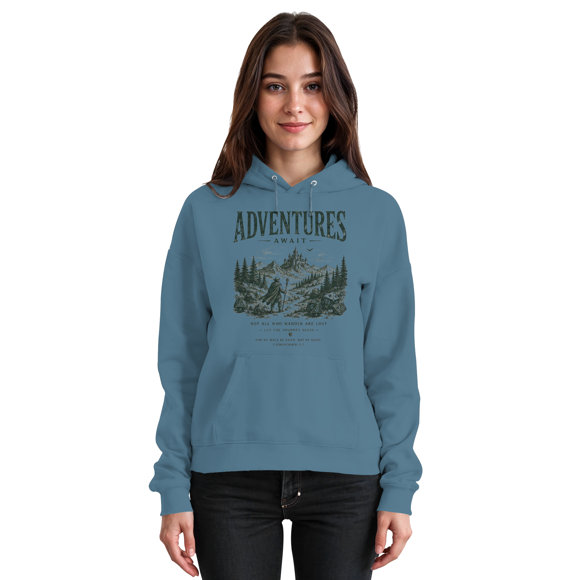 Adventures Await. - Basic Unisex Hoodie