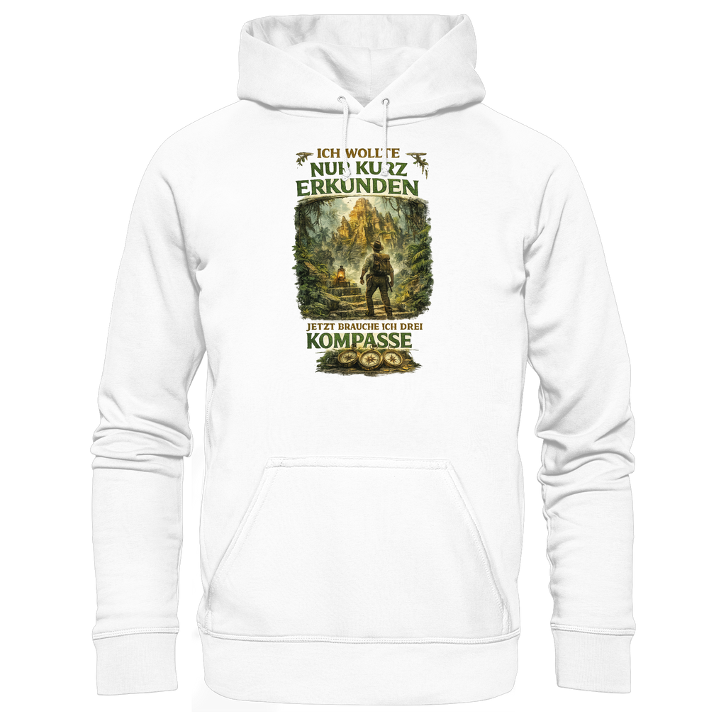 Nur kurz erkunden - Basic Unisex Hoodie