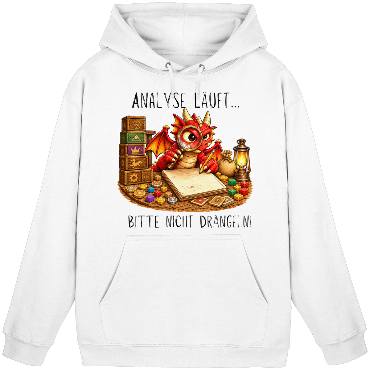 Analyse läuft. Bitte nicht drängeln. - Basic Unisex Hoodie
