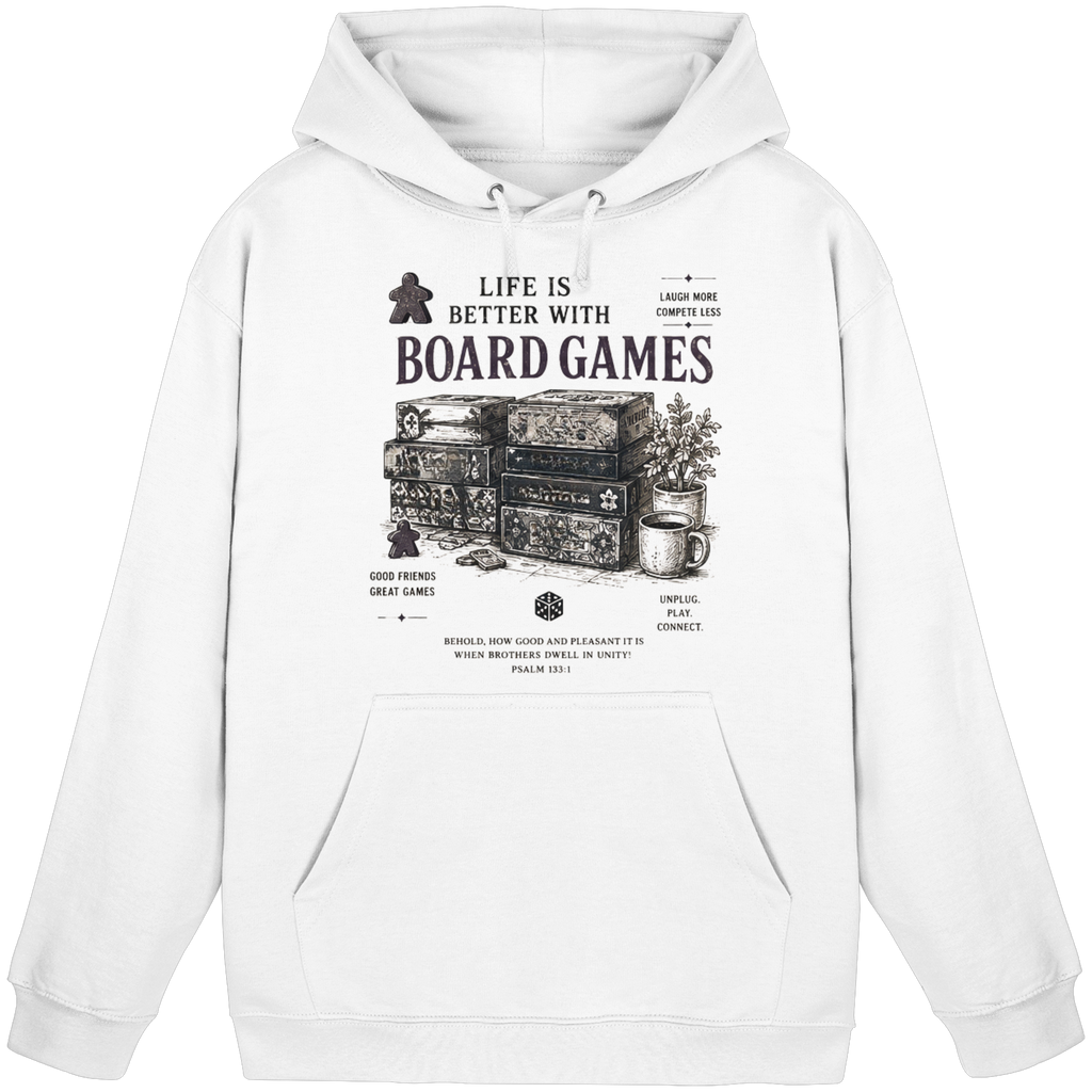 Life Is Better With Board Games - Basic Unisex Hoodie