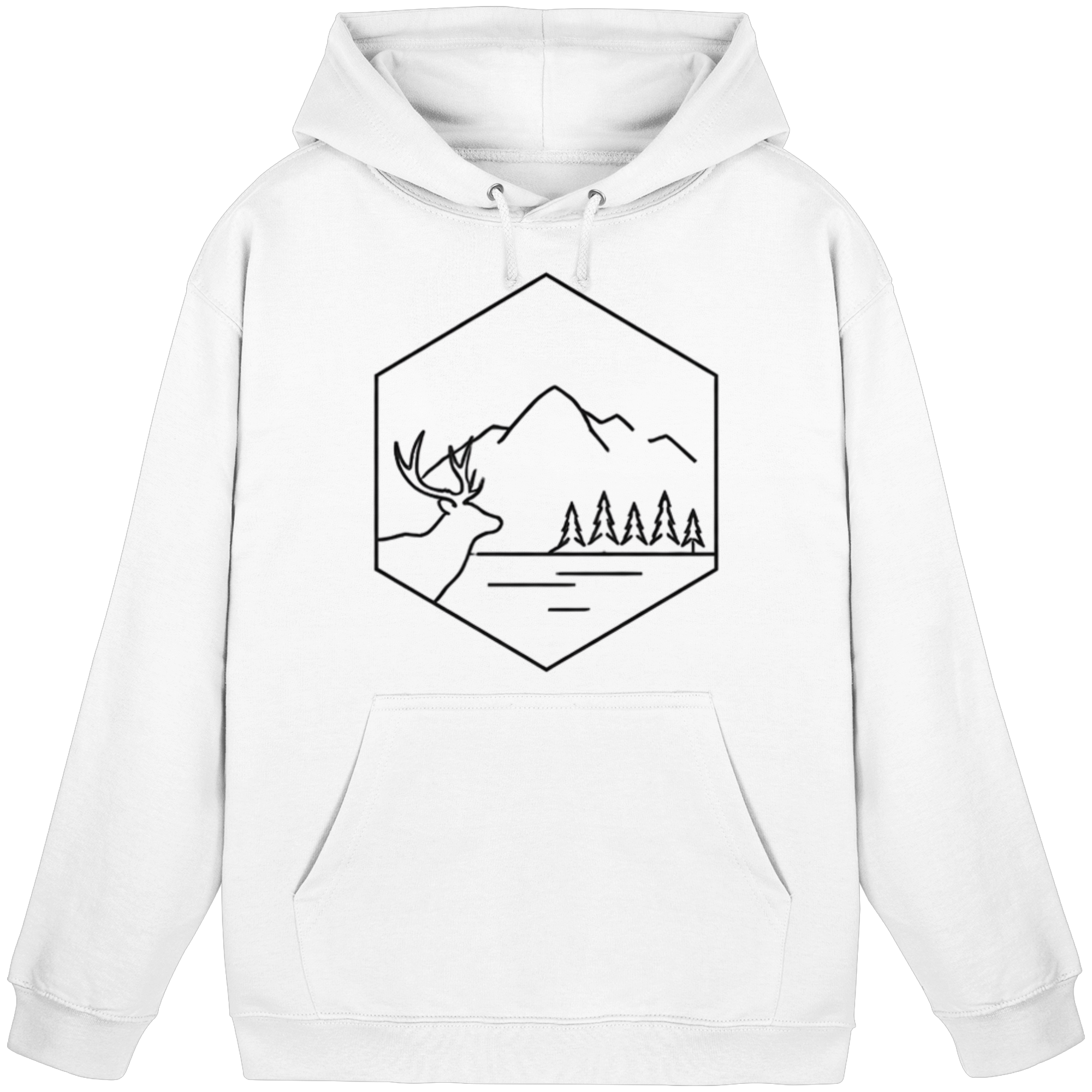 Natur im Gleichgewicht. - Basic Unisex Hoodie