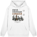 Focus. Strategize. Conquer.  - Basic Unisex Hoodie