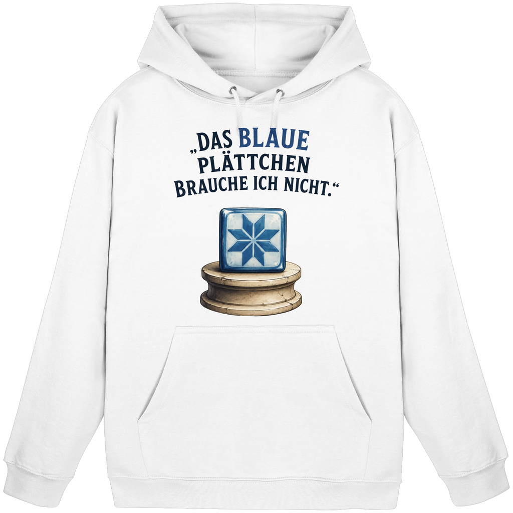 Das blaue Plättchen - Basic Unisex Hoodie
