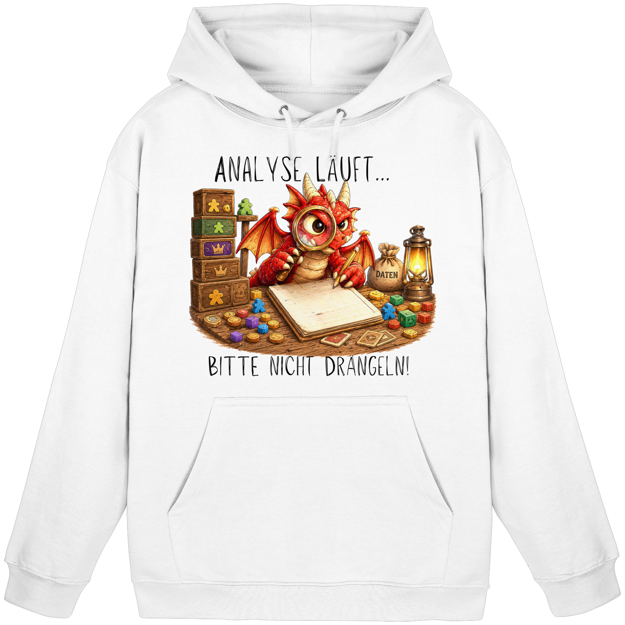 Analyse läuft. Bitte nicht drängeln. - Basic Unisex Hoodie