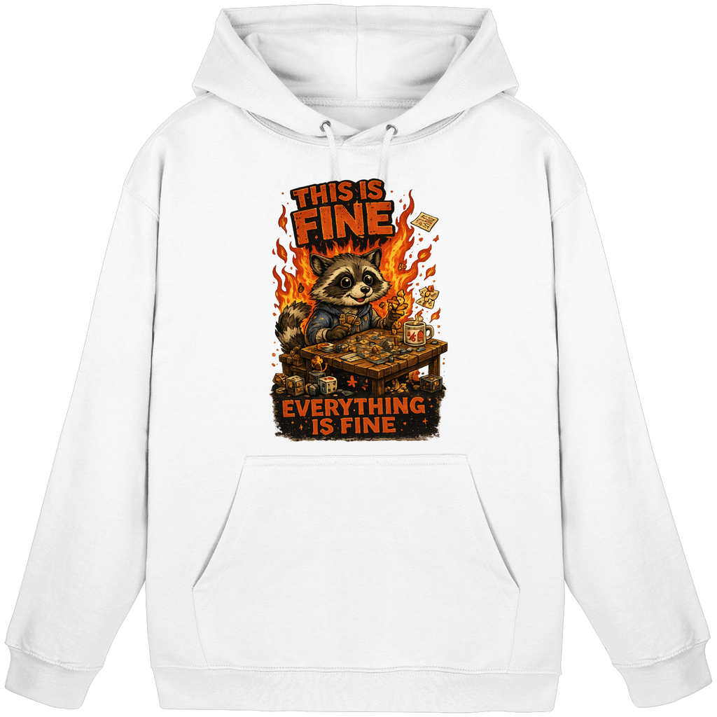 This Is Fine Club! - Basic Unisex Hoodie