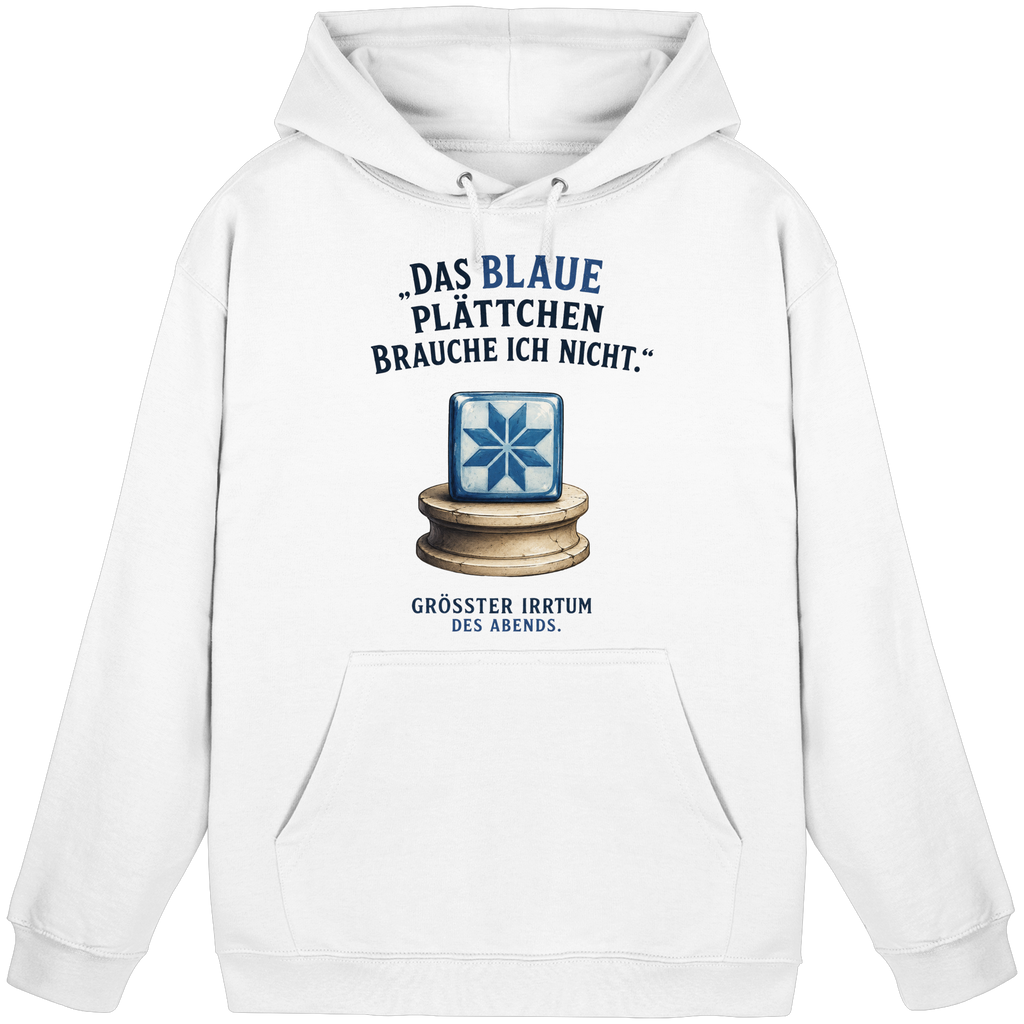 Das blaue Plättchen - Basic Unisex Hoodie