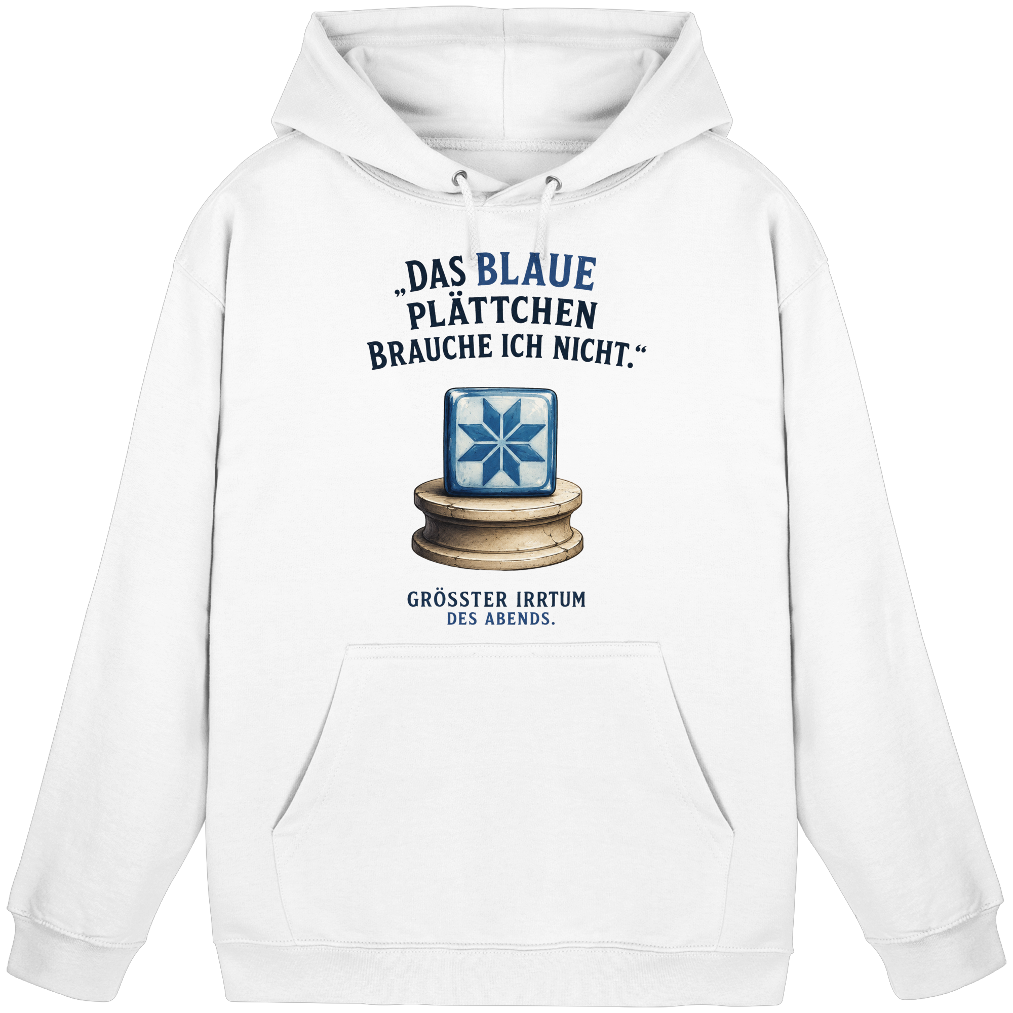 Das blaue Plättchen - Basic Unisex Hoodie
