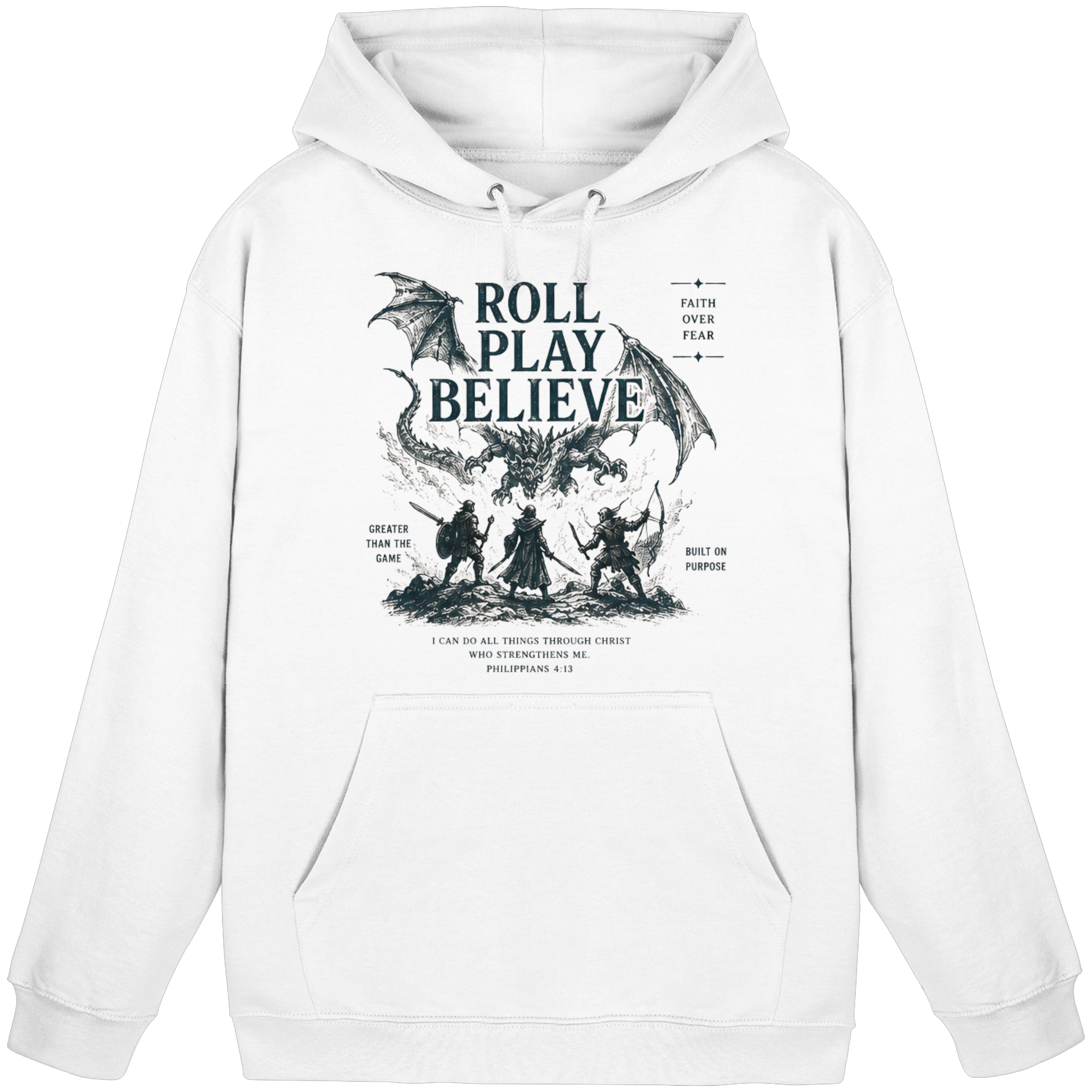 Roll. Play. Believe. - Basic Unisex Hoodie