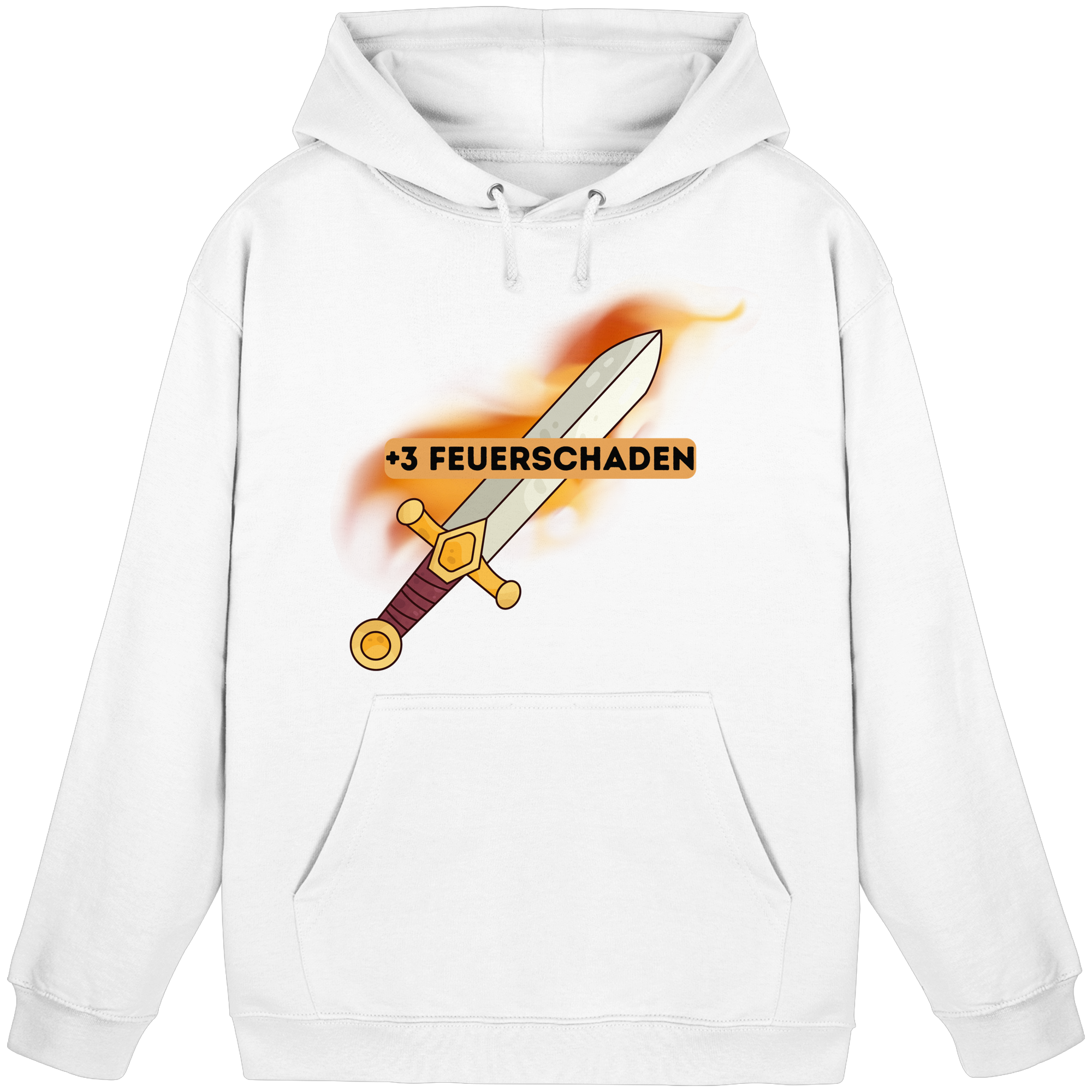 +3 Feuerschaden - Basic Unisex Hoodie