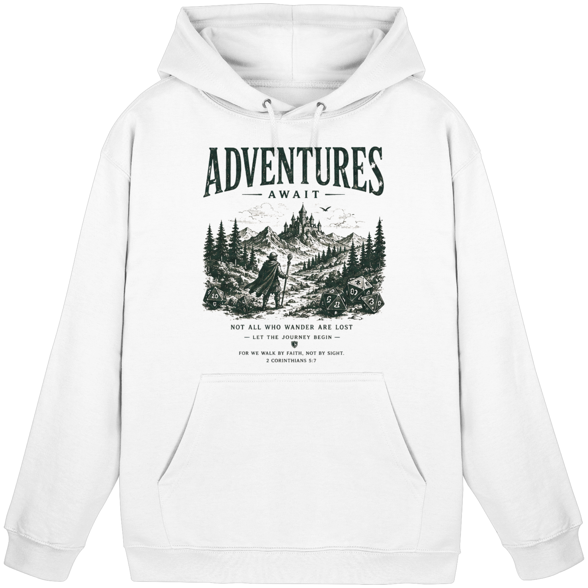 Adventures Await. - Basic Unisex Hoodie