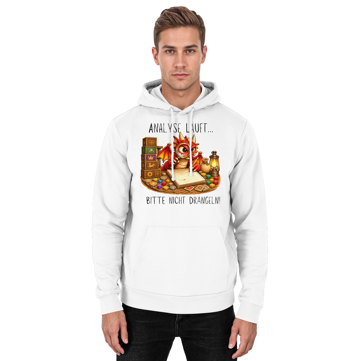 Analyse läuft. Bitte nicht drängeln. - Basic Unisex Hoodie