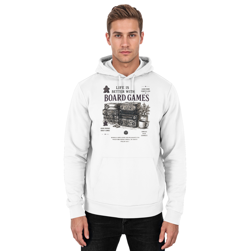 Life Is Better With Board Games - Basic Unisex Hoodie