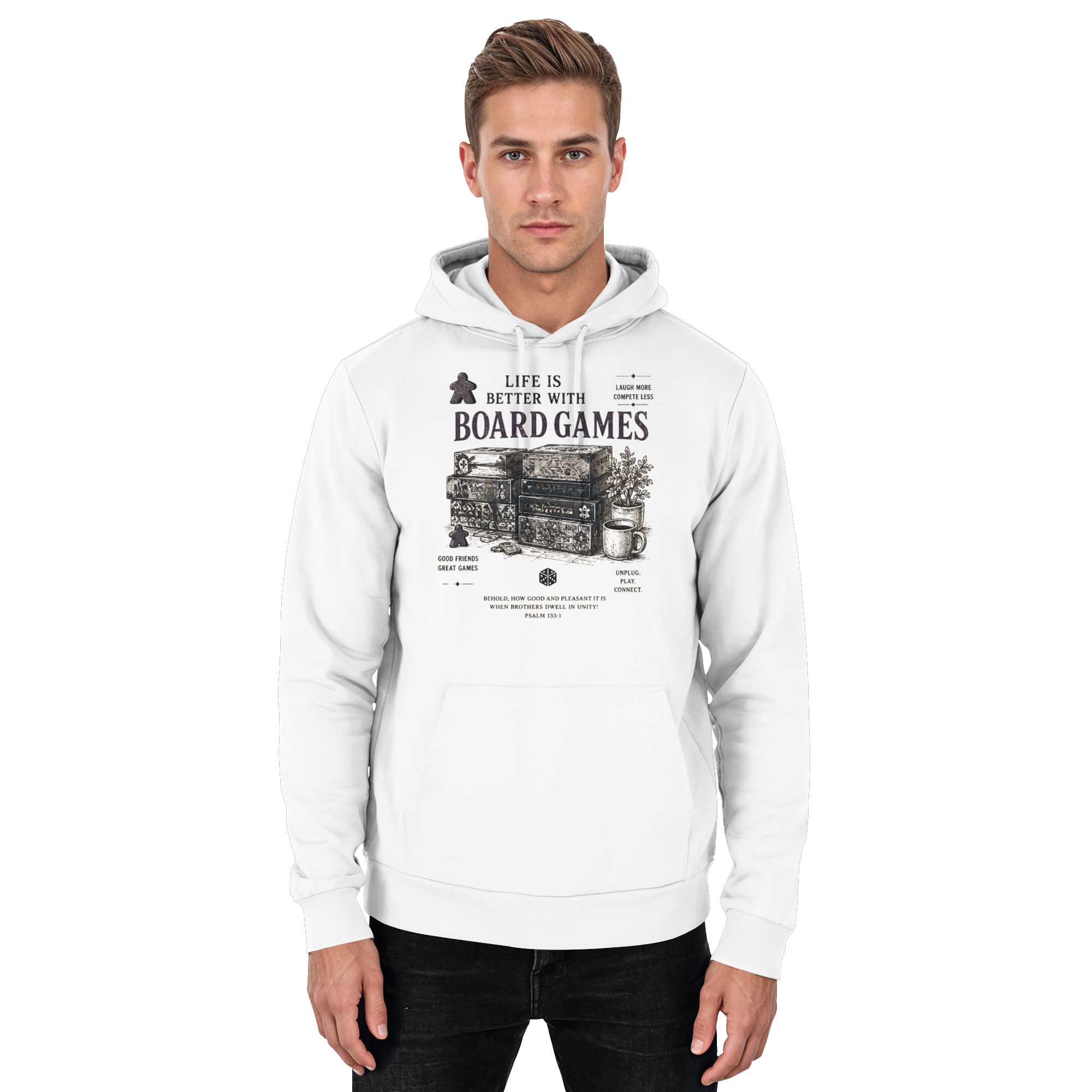 Life Is Better With Board Games - Basic Unisex Hoodie