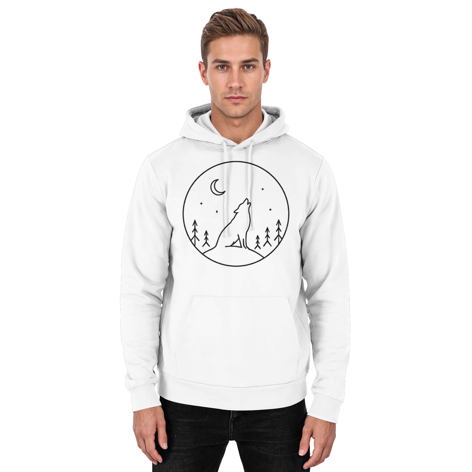 Die Nacht beginnt. - Basic Unisex Hoodie
