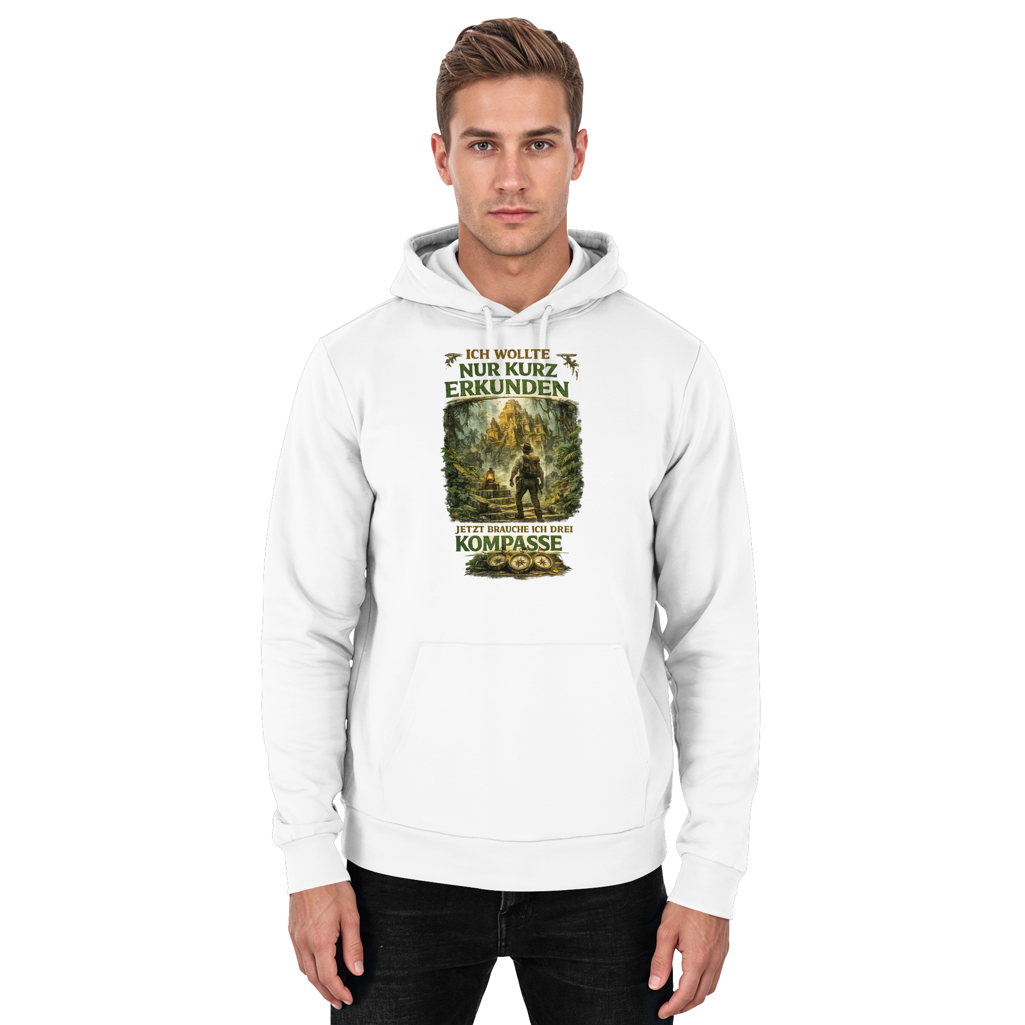 Nur kurz erkunden - Basic Unisex Hoodie