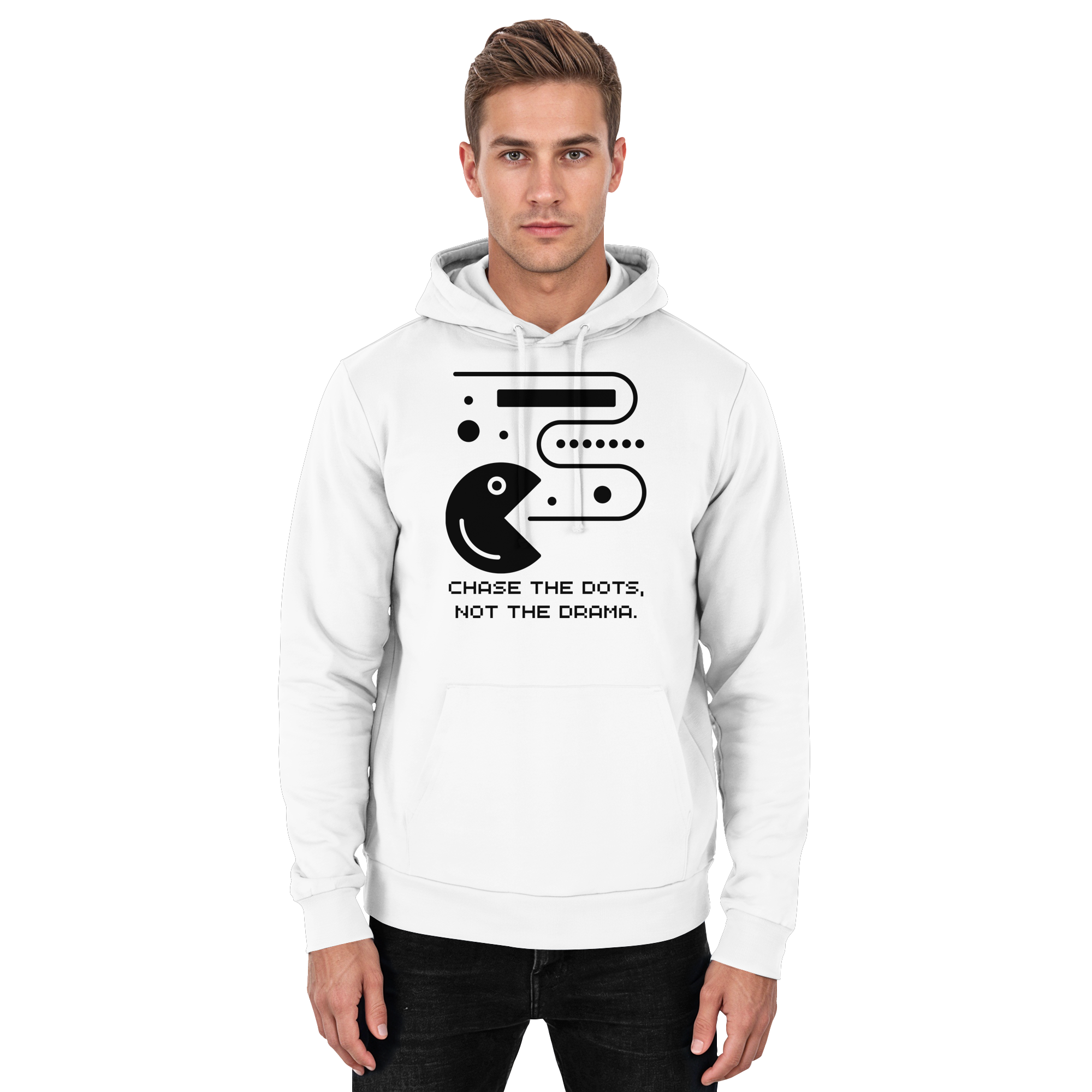 Chase the Dots, Not the Drama - Basic Unisex Hoodie