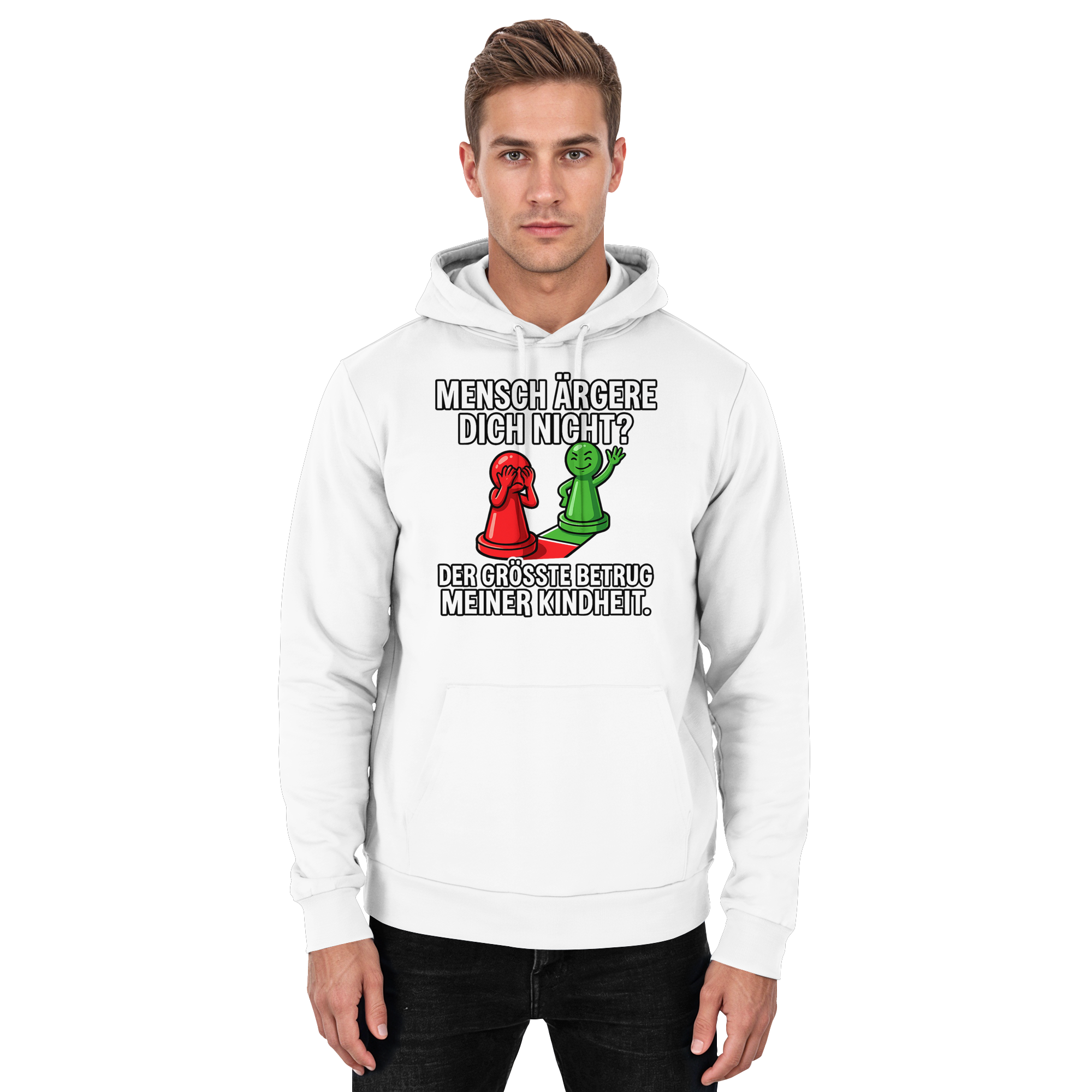 Mensch ärgere dich nicht? – Passiert. - Basic Unisex Hoodie