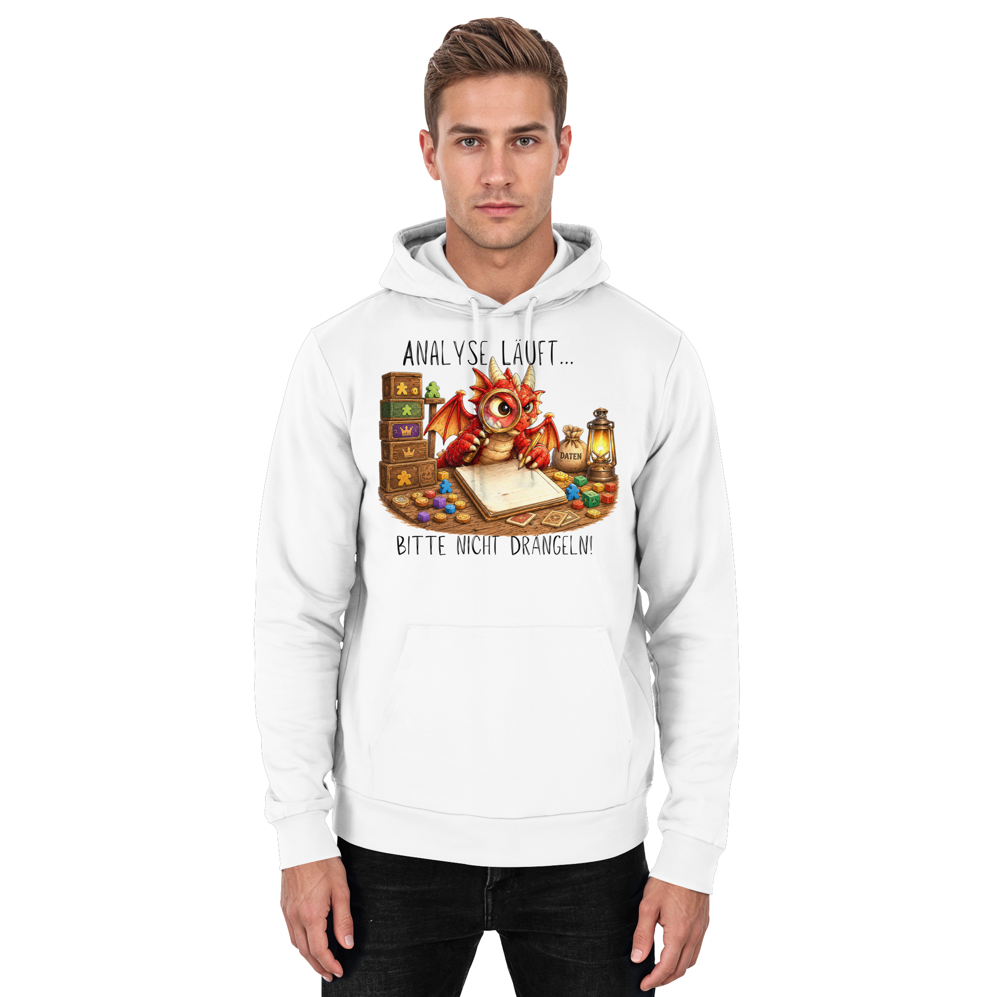 Analyse läuft. Bitte nicht drängeln. - Basic Unisex Hoodie