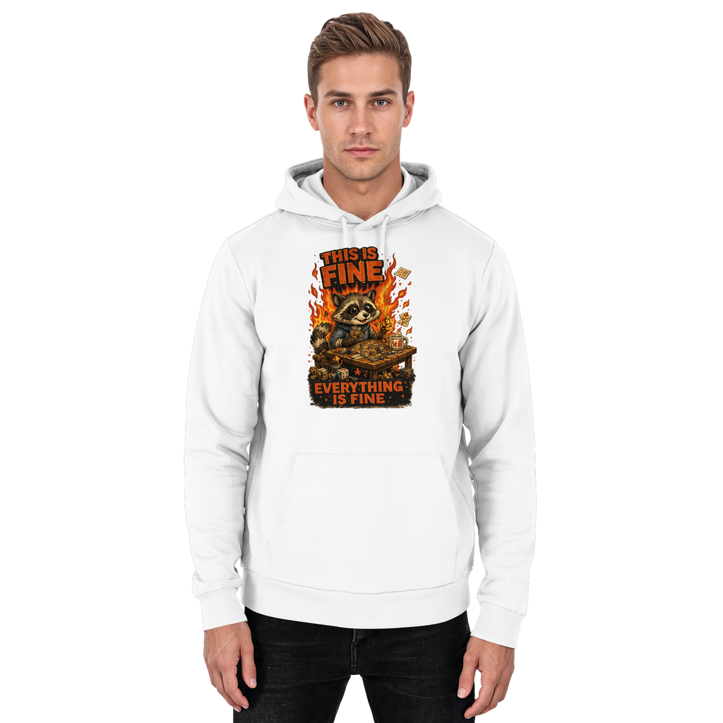This Is Fine Club! - Basic Unisex Hoodie