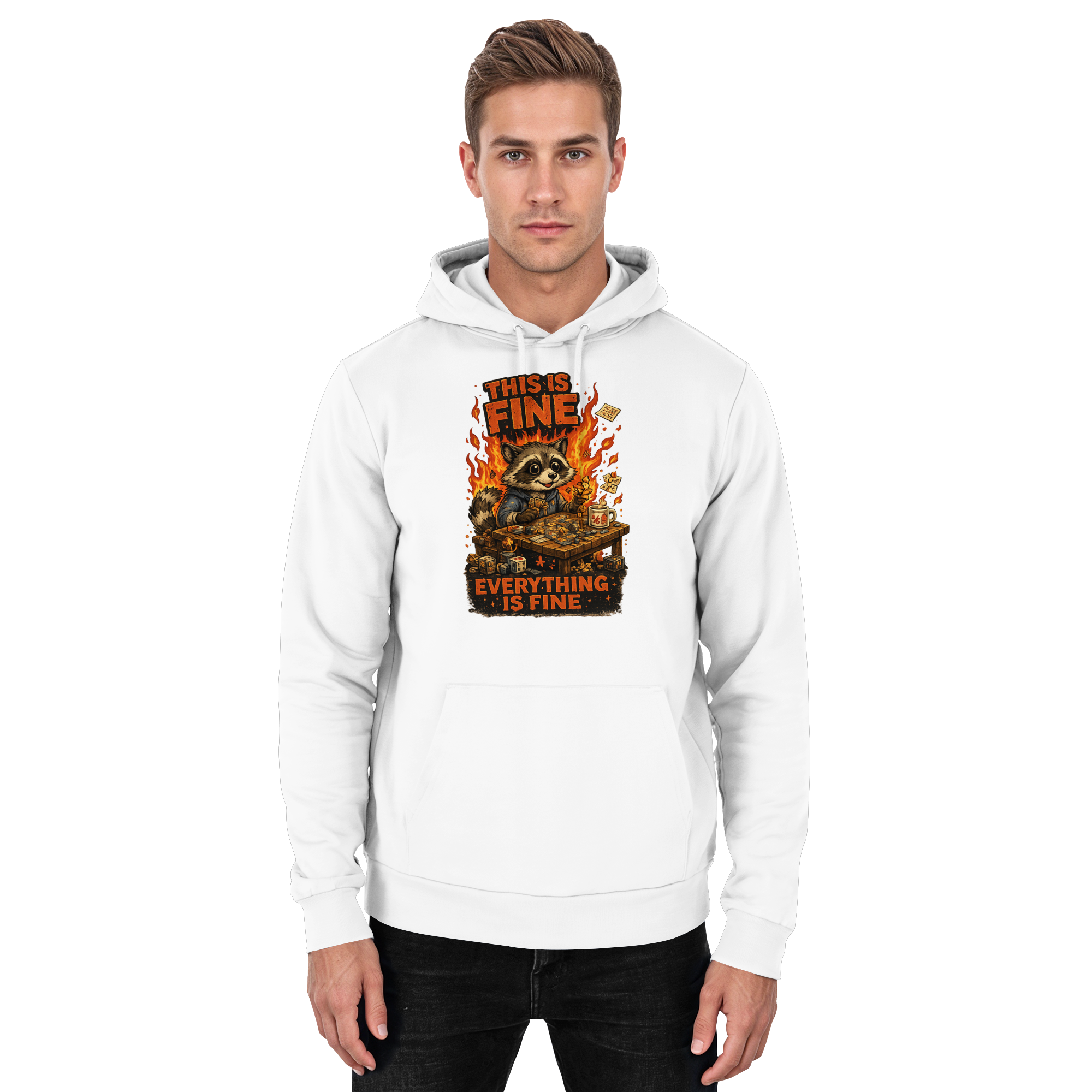 This Is Fine Club! - Basic Unisex Hoodie