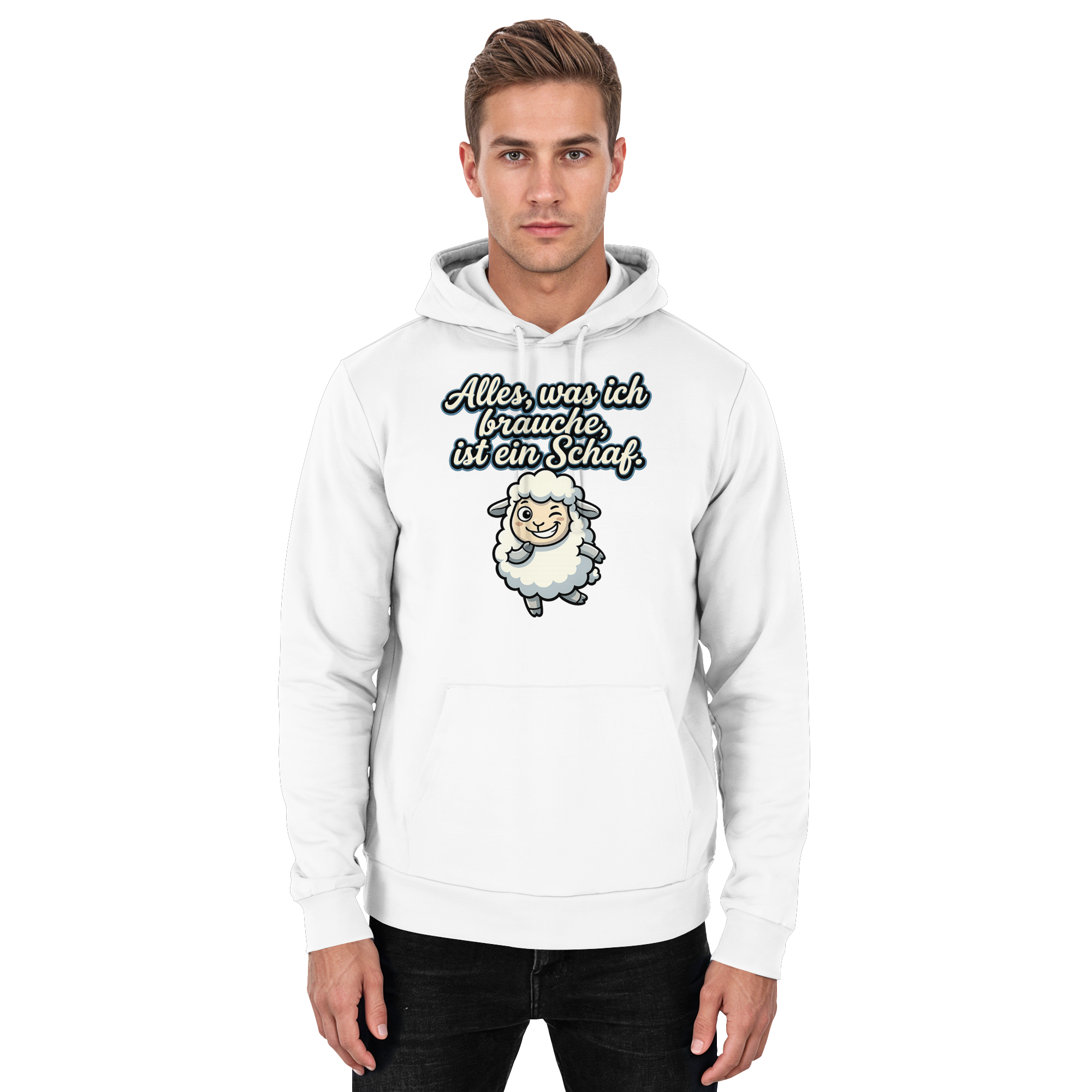 Alles, was ich brauche, ist ein Schaf!  - Basic Unisex Hoodie