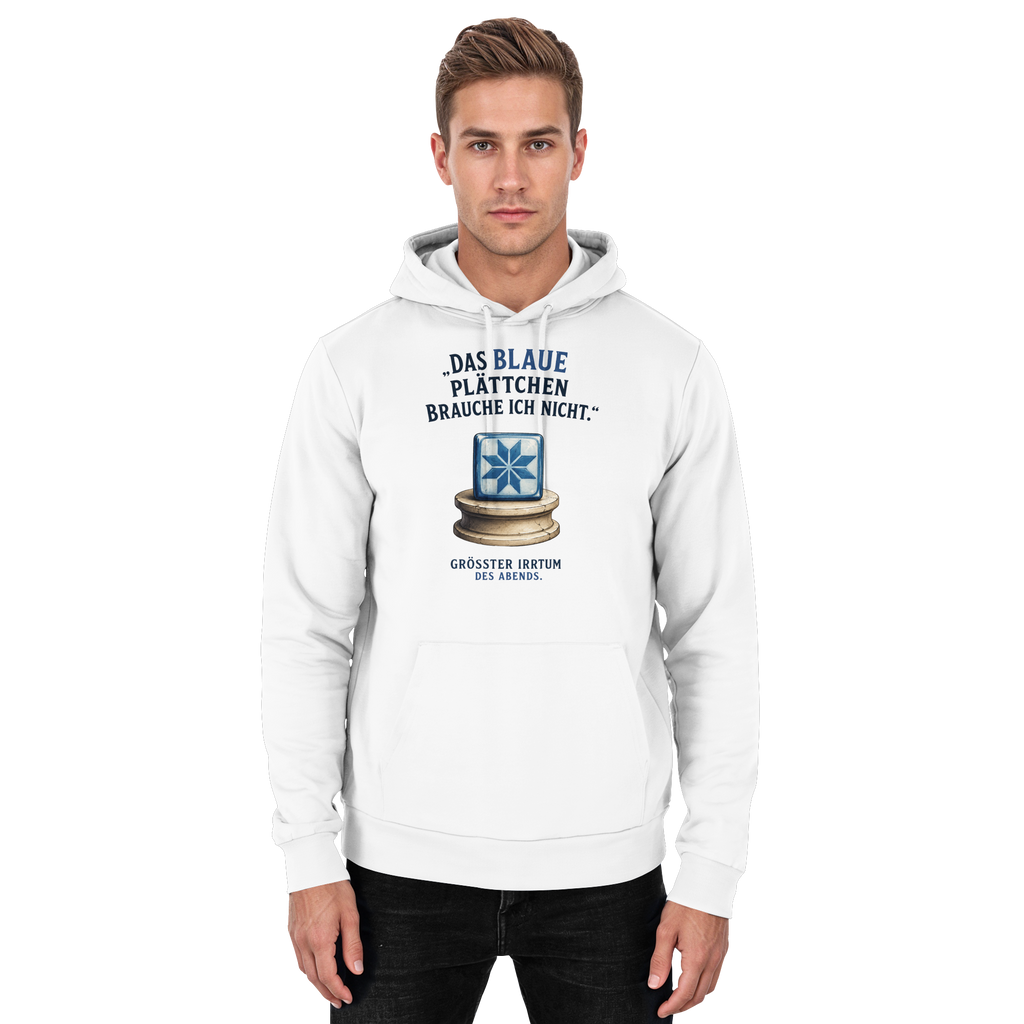 Das blaue Plättchen - Basic Unisex Hoodie