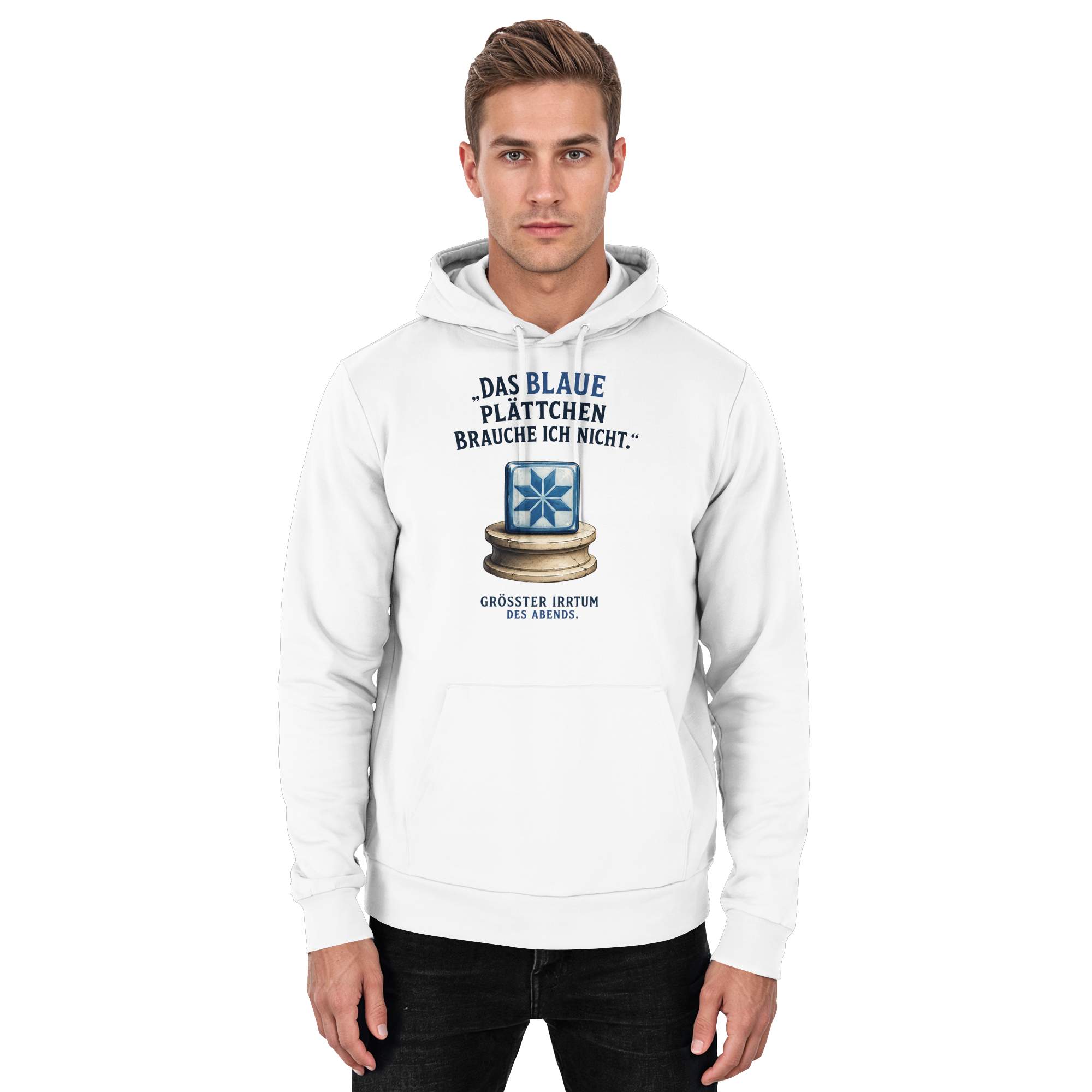 Das blaue Plättchen - Basic Unisex Hoodie