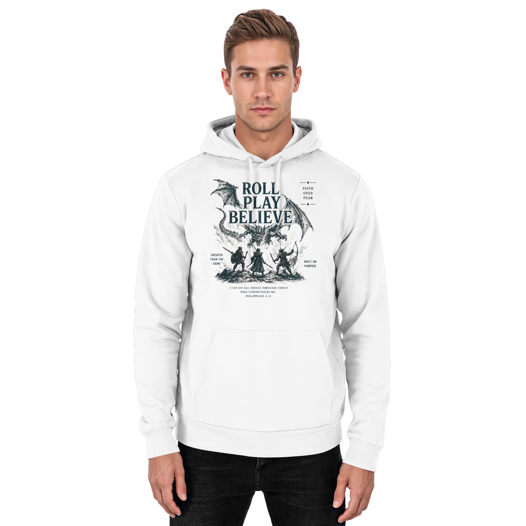 Roll. Play. Believe. - Basic Unisex Hoodie