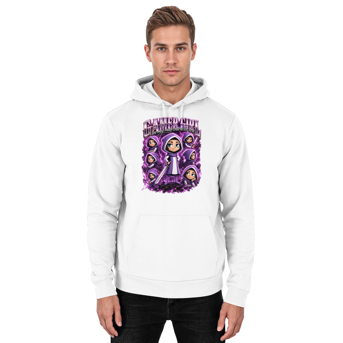 Gamer Girl in My Main Character Era - Basic Unisex Hoodie