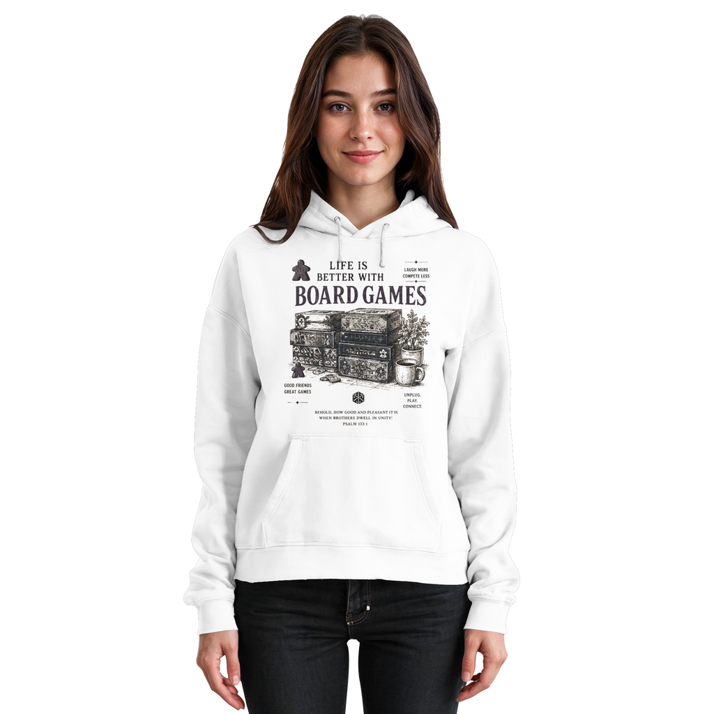 Life Is Better With Board Games - Basic Unisex Hoodie