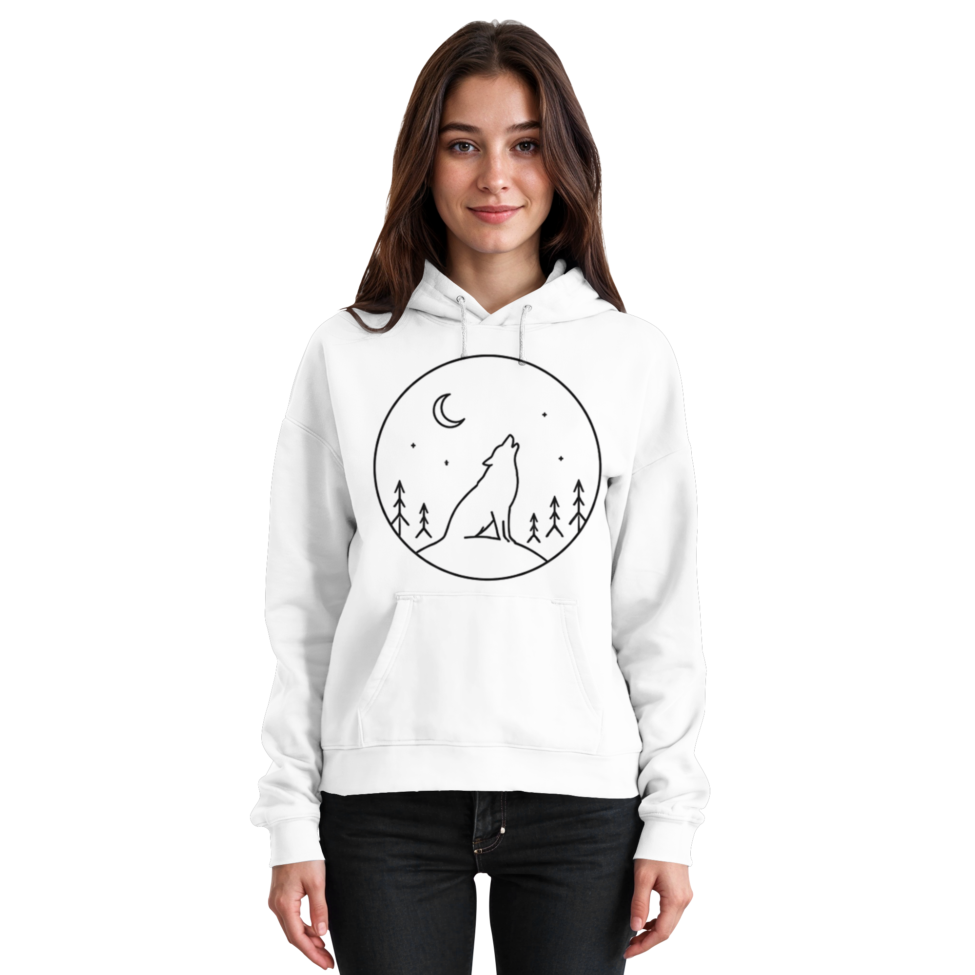 Die Nacht beginnt. - Basic Unisex Hoodie
