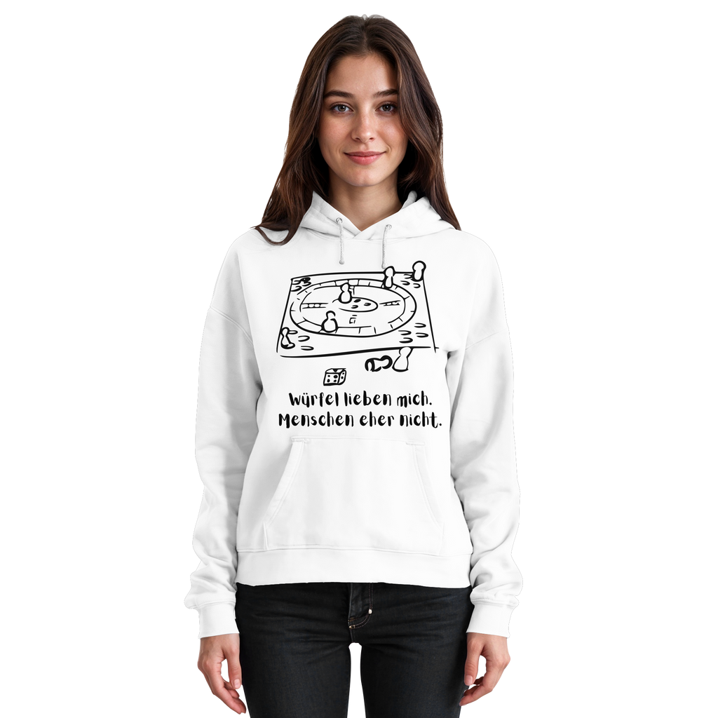 Würfel lieben mich. Menschen eher nicht. - Basic Unisex Hoodie