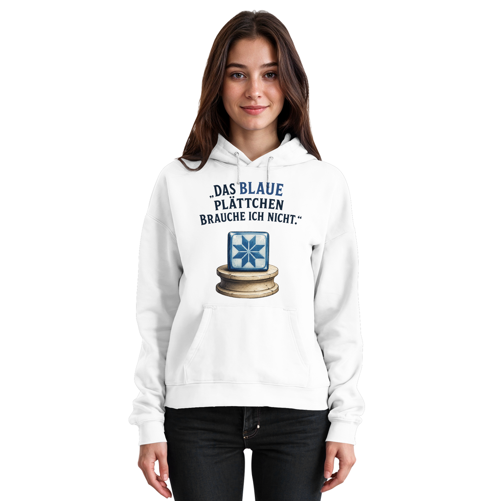 Das blaue Plättchen - Basic Unisex Hoodie