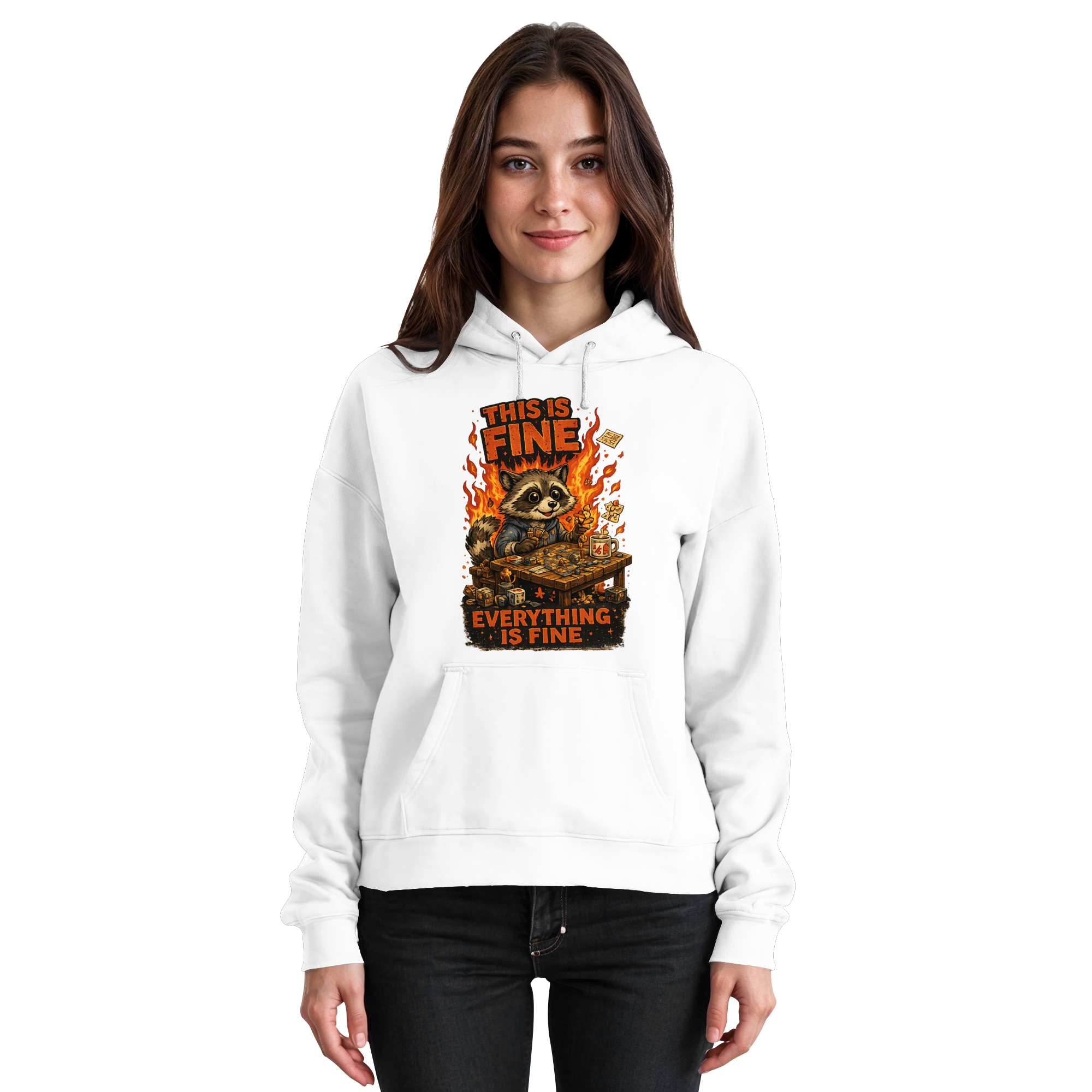 This Is Fine Club! - Basic Unisex Hoodie