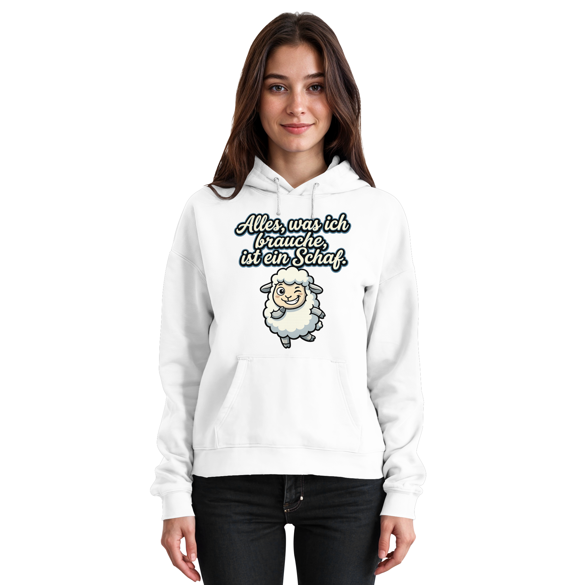 Alles, was ich brauche, ist ein Schaf!  - Basic Unisex Hoodie