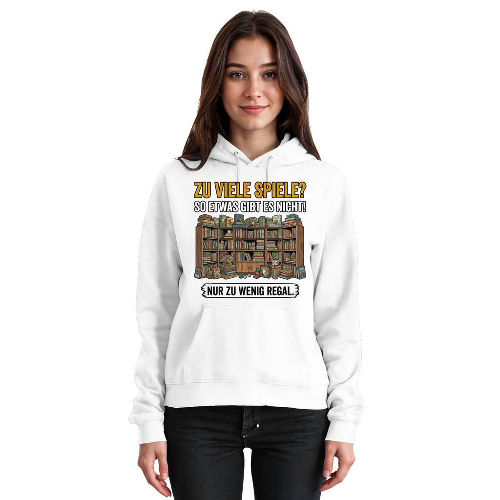 Zu viele Spiele? Zu wenig Regal.  - Basic Unisex Hoodie