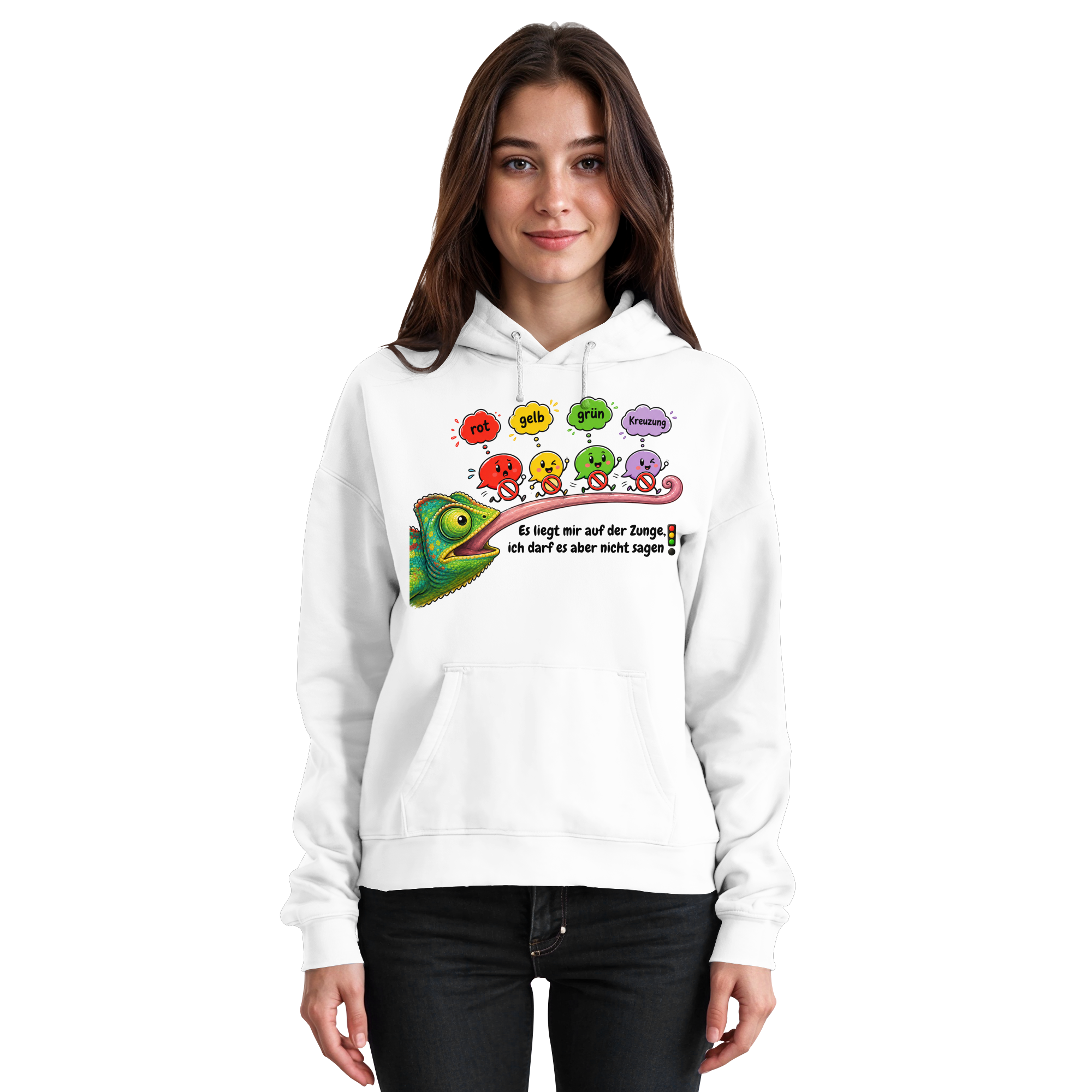 Wort-Chamäleon – Meister der Umschreibung - Basic Unisex Hoodie