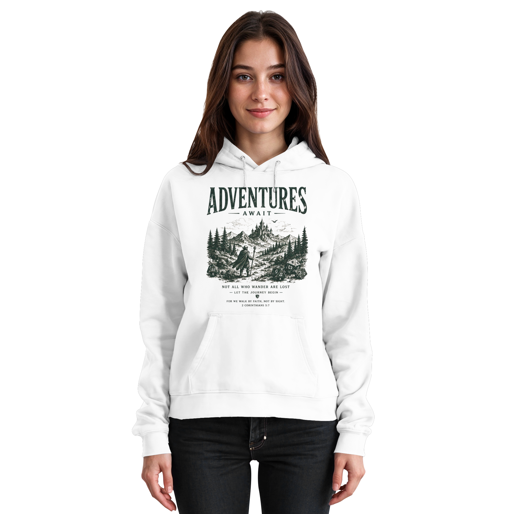 Adventures Await. - Basic Unisex Hoodie