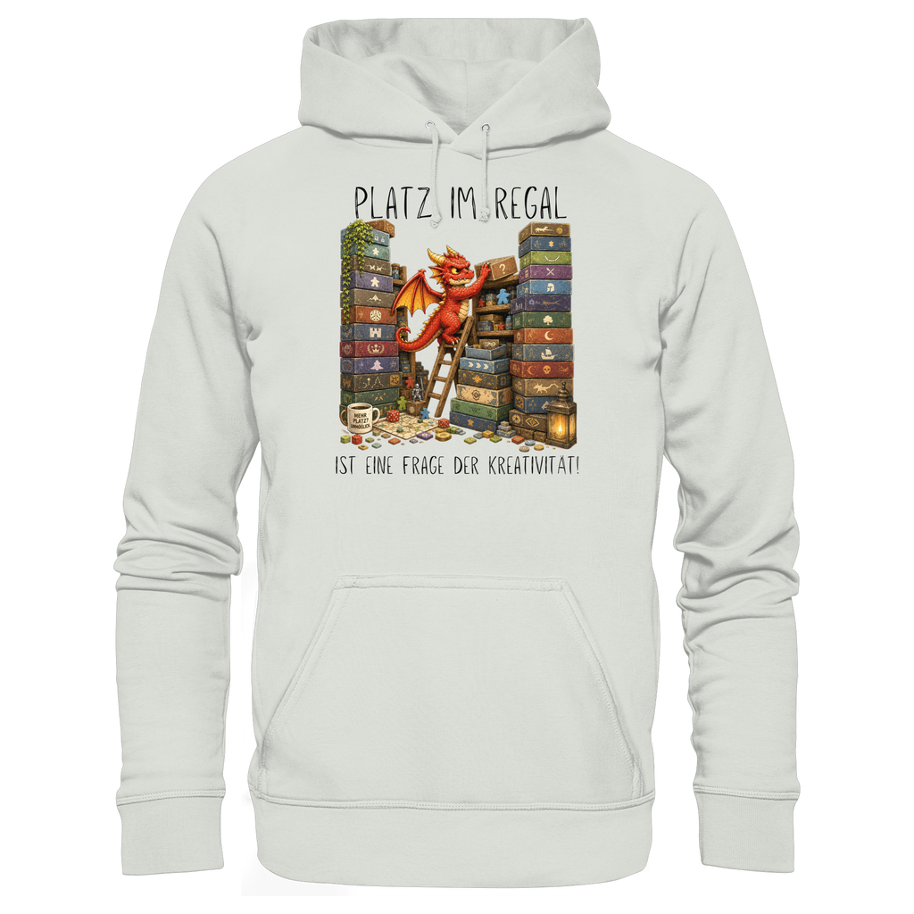 Platz im Regal ist eine Frage der Kreativität. - Basic Unisex Hoodie