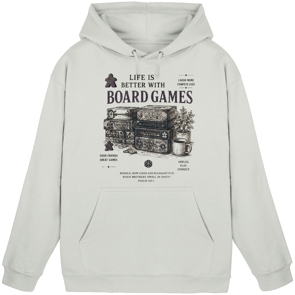 Life Is Better With Board Games - Basic Unisex Hoodie