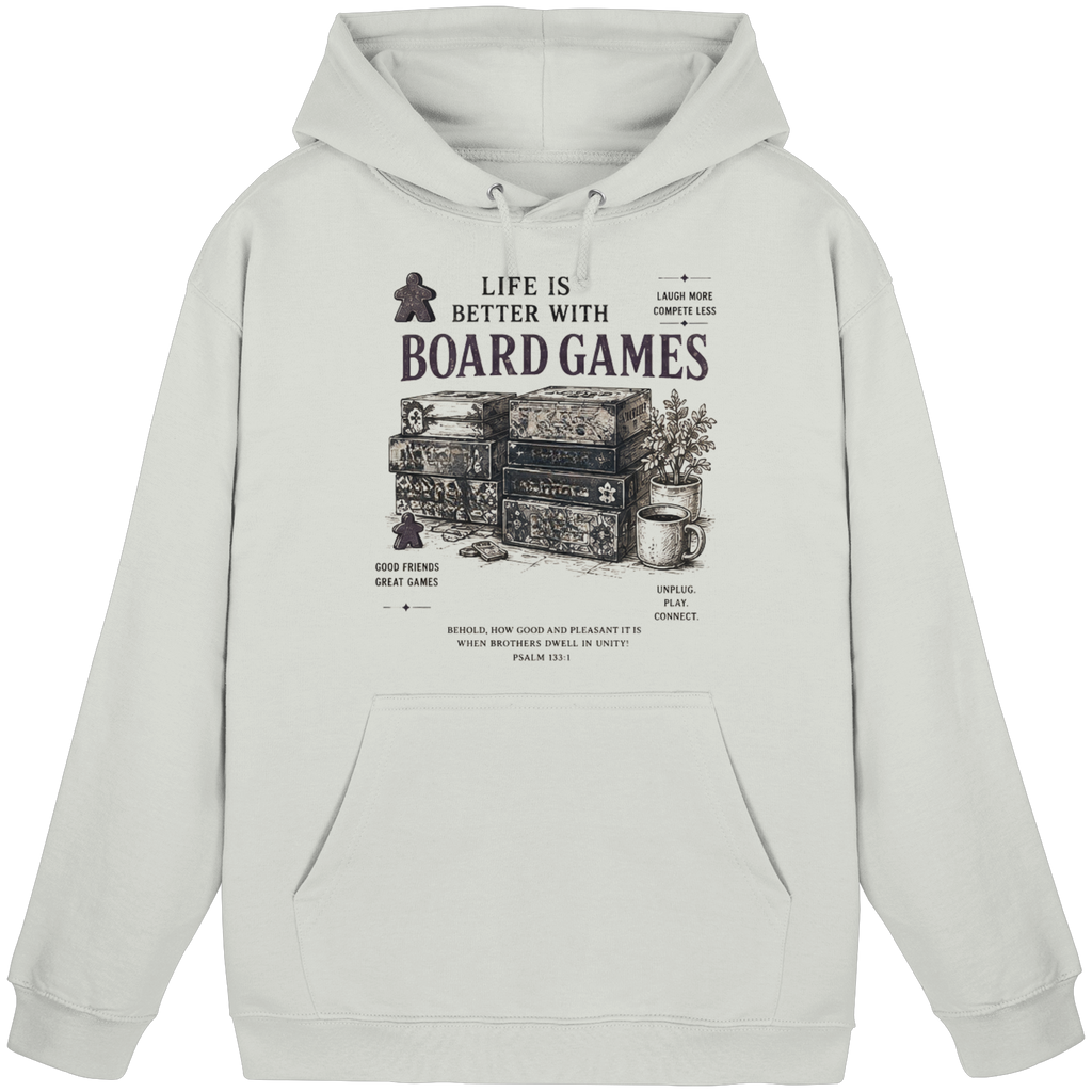Life Is Better With Board Games - Basic Unisex Hoodie