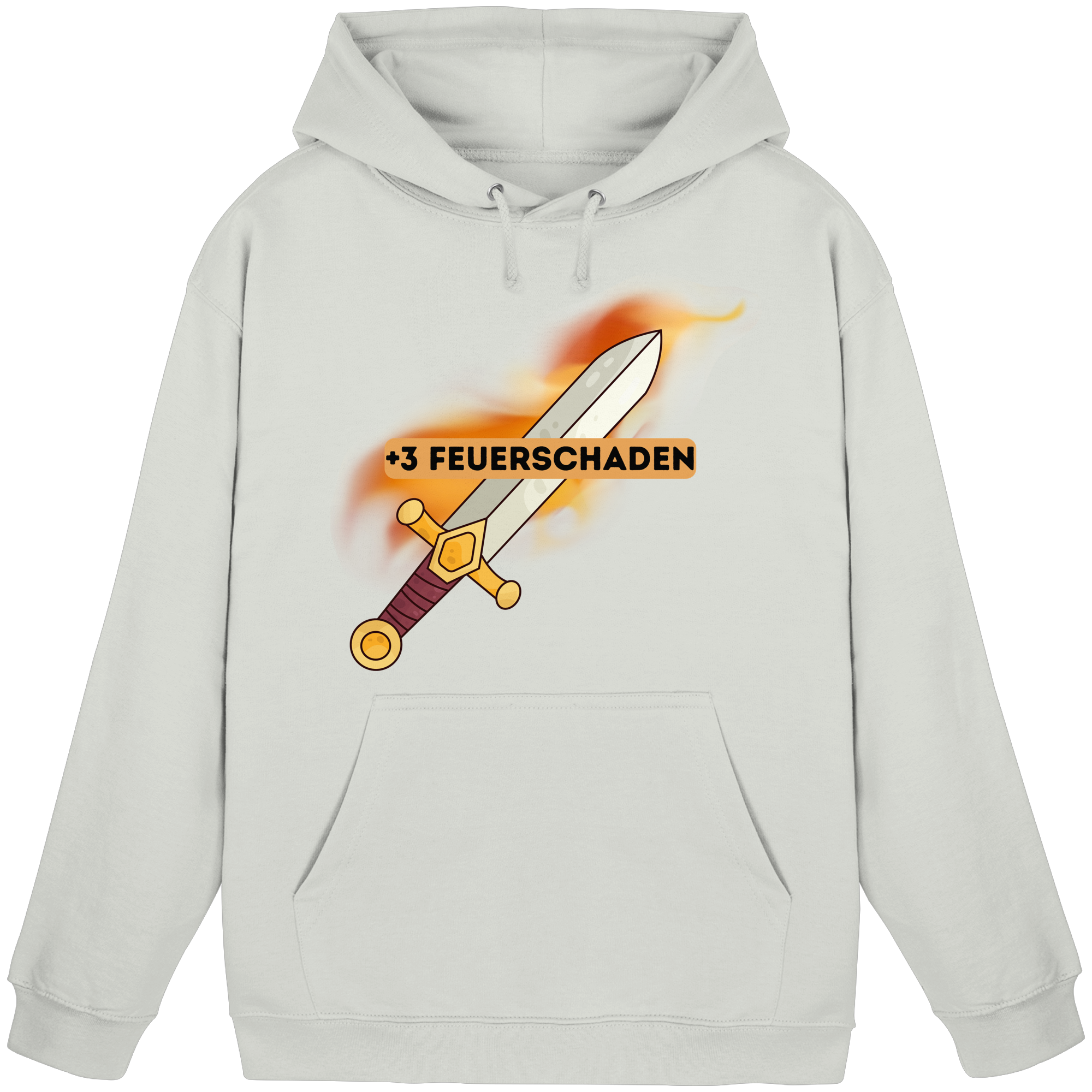 +3 Feuerschaden - Basic Unisex Hoodie
