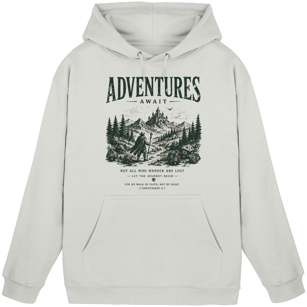 Adventures Await. - Basic Unisex Hoodie