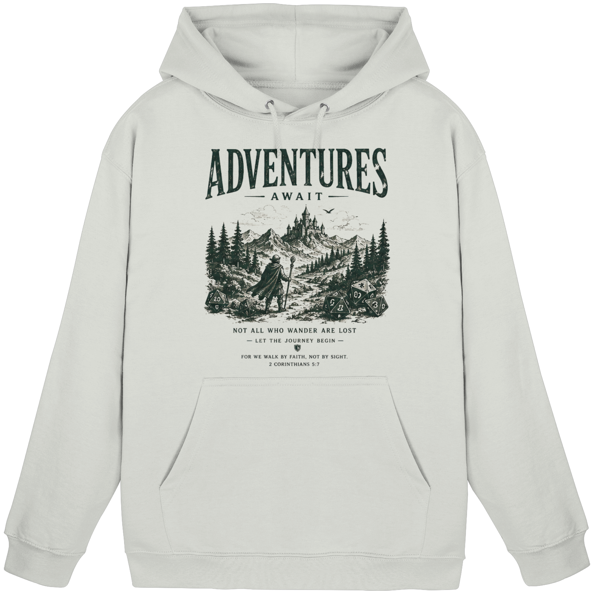 Adventures Await. - Basic Unisex Hoodie