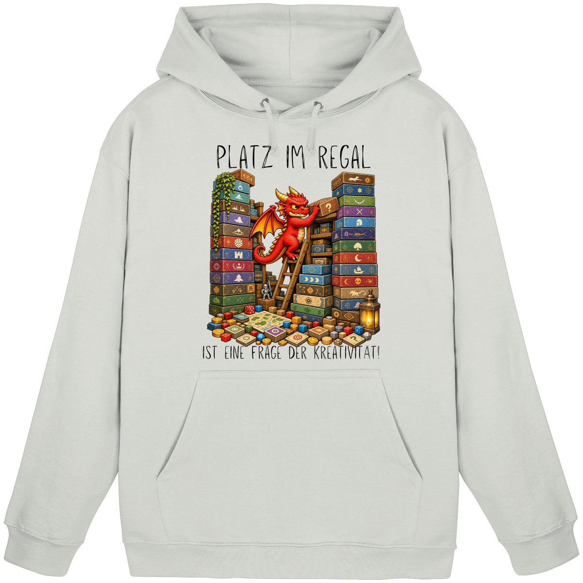 Platz im Regal ist eine Frage der Kreativität. - Basic Unisex Hoodie