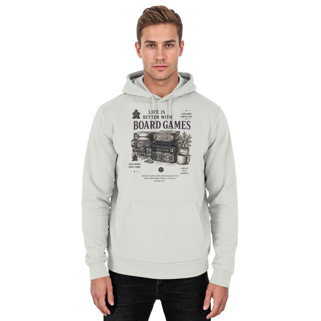 Life Is Better With Board Games - Basic Unisex Hoodie