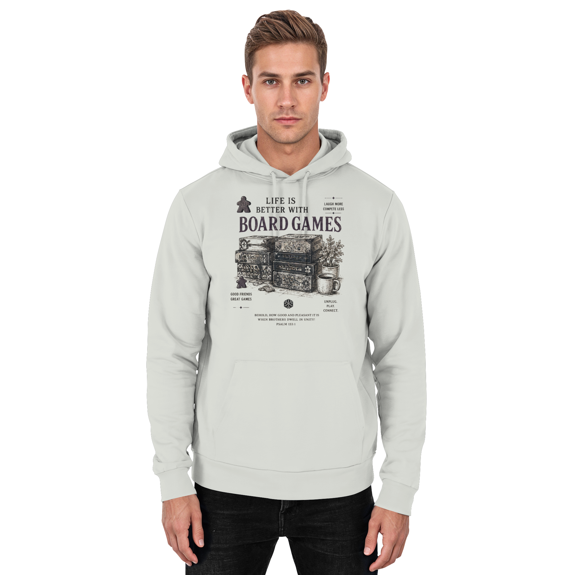 Life Is Better With Board Games - Basic Unisex Hoodie