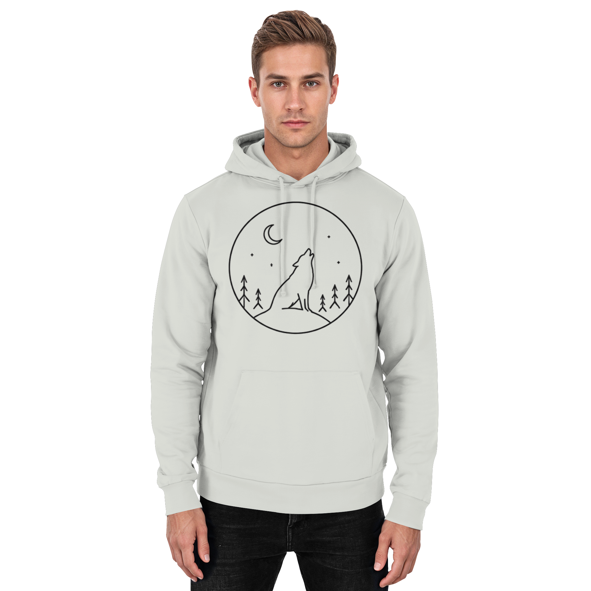Die Nacht beginnt. - Basic Unisex Hoodie