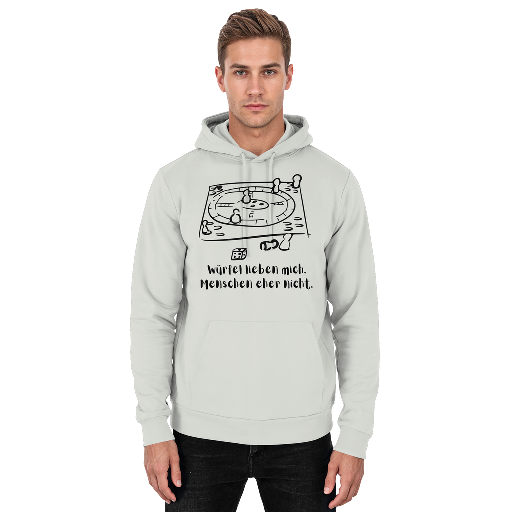 Würfel lieben mich. Menschen eher nicht. - Basic Unisex Hoodie