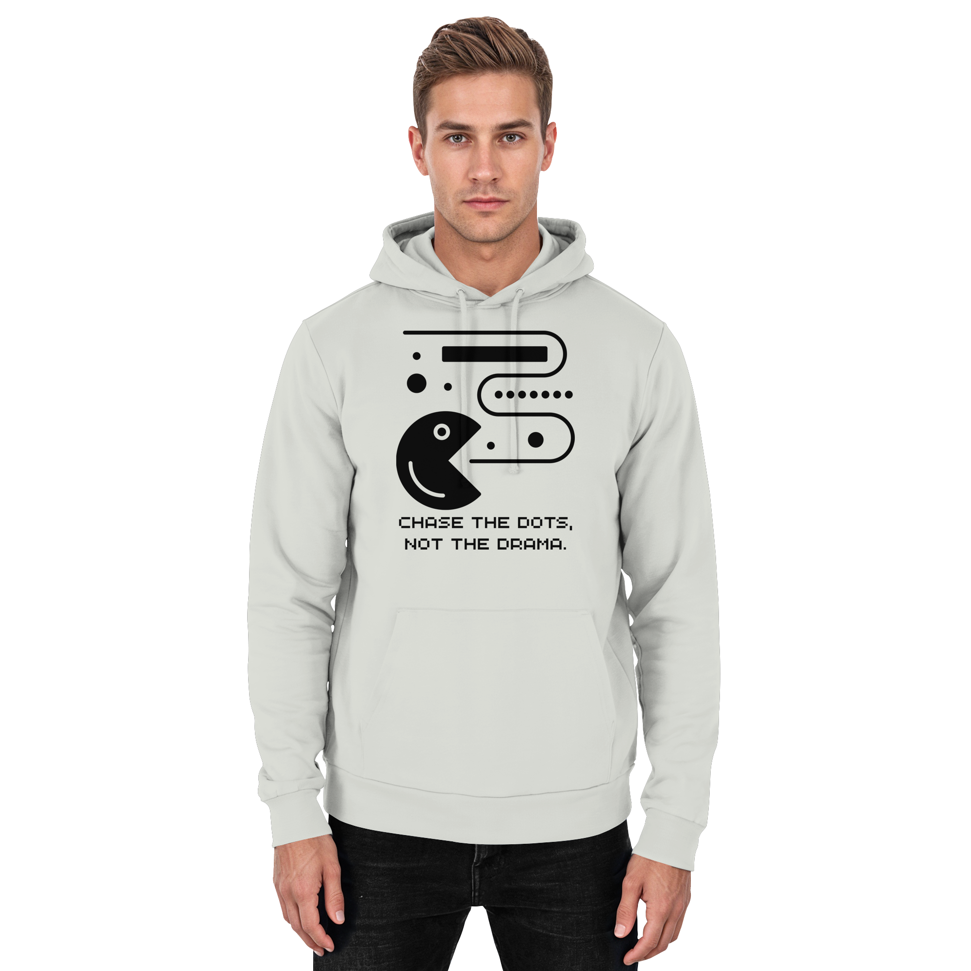 Chase the Dots, Not the Drama - Basic Unisex Hoodie